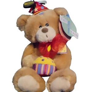 First & Main Lil Bear E  Special Day Happy Birthday Teddy Plush Stufed animal